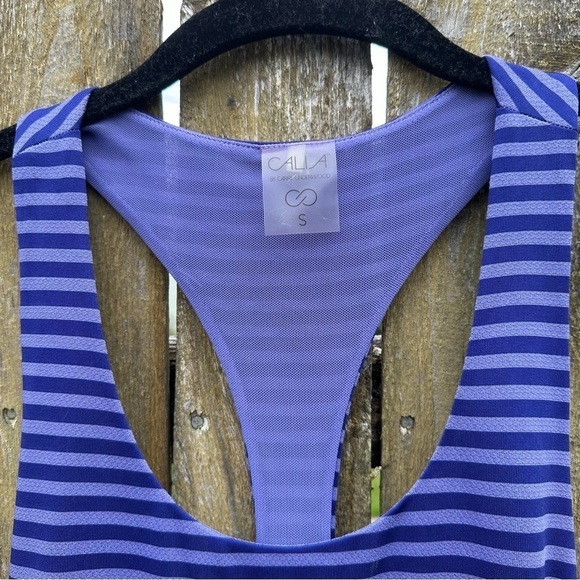 CALIA by Carrie Underwood Mesh Double Layer Move Racerback Tank Sz S - Picture 3 of 10